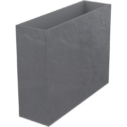 EDA Jardinière rectangulaire volcania apparence pierre 63l - GRISCLAIR - gris 3086960249403