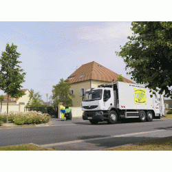 Camions-poubelles Renault Premium GNV - BOM - 6x2*4, PTAC 26t, moteur 300 CV, boîte automatique