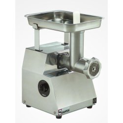 Hachoir à viande SANTOS professionnel modèle 12 - couleur inox - 12-12- SD
