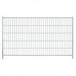 Clôture mobile de chantier - 4 tubes - Disponible uniquement sur devis