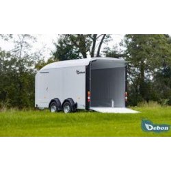 Fourgon double essieux 441x206x206 mm 3500kg - Aluminium & poly - Porte latérale Debon