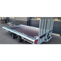 GTM 4m80 x 1m80 Gooseneck porte engin 2 x essieux 1800 kg