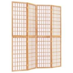 Décoshop26 - Paravent séparateur de pièce cloison pliable 4 panneaux 160 x 170 cm bois de sapin et papier de riz DEC031178 - 3000258328649