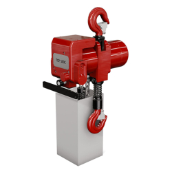 Palan pneumatique TCR - aluminium léger - charge maximale 2 tonnes