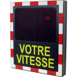 Radar pédagogique Speed Lux - contrôle de vitesse en temps réel avec écran LED et batterie interne