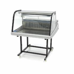 Vitrine réfrigérée - 175 L - 92 cm - avec support
