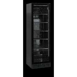 Vitrine réfrigérée noire TEFCOLD SCU1425 FRAMELESS