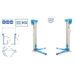 Pont elevateur a 2 colonnes electromecaniques 2800 - 3200kg