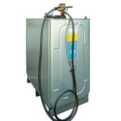 Station UNI CENTRI 1 000 litres avec réservoir intérieur en PEHD - Pour gasoil, fuel, eau et liquide de refroidissement - CEMO - 90563