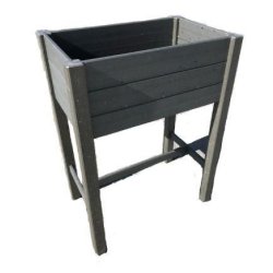 Carré de potager Flora - 100% recyclé - robuste et imputrescible - 73x45x97 cm