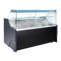 Vitrine réfrigérée murale noire 158 l - 1965x902x1230 mm - 7090.0095