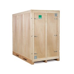 Caisse garde-meuble en bois robuste - 12m3 - pour déménageurs et logisticiens - Gamme conteneurs