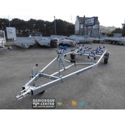 Chariot de mise à l'eau multi-rouleaux - Sun Way G1000MA14 - 1 essieu - PTAC : 1350 Kg - Référence G1000MA19