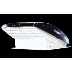 Climatiseur de véhicule maxxfan deluxe  | se place sur le toît du véhicule - fonctionne à la fois avec capot ouvert et fermé - 12 volts - livré avec télécommande