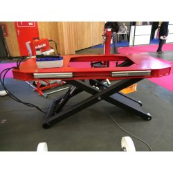 Mobile lift 3T - Élévateur mobile hydropneumatique 3 tonnes avec dispositif de sécurité et roues de déplacement