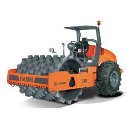 3411P H179 - Compacteur monocylindre HAMM - 11800 kg avec cylindre à pieds dameurs