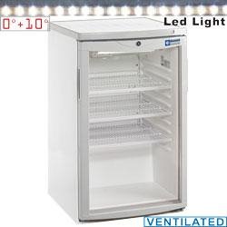 Frigo vitrine réfrigérée professionnelle 110 litres - Température positive - Modèle TOP200/T