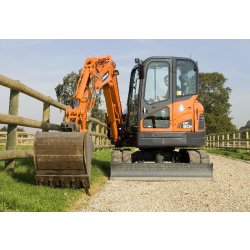 Mini-pelles DX60R / 6t - 37,6 kW - 50,4 ch - 5.875 kg