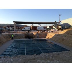 Citerne souple pour eau de pluie 200.000 litres - Tissage polyester PVC 1300gr/m² - Homologation IANESCO