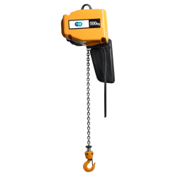 Palan électrique à chaîne avec crochet HHBDII 0.5-01 - 0,5T - 12M - 380V - Télécommande câble 10,5M