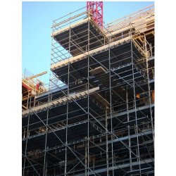 Échafaudage de chargement Multiceta - système Ceta - traverse 250/300 cm - planchers CK 33x180 et bois 5 cm