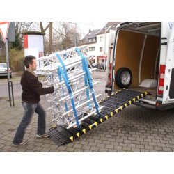 Rampes PMR industrielles e-rampe - légères, robustes et évolutives, en aluminium antidérapant