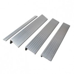 Seuils emboîtables en aluminium - rampes de seuil modulables pour PMR - hauteur de 2.5 cm à 39 cm