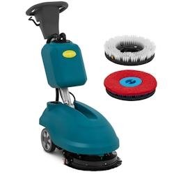 Helloshop26 - Autolaveuse auto laveuse machine entretien sol professionnelle sans fil 35 cm 1 500 m²/h à guidage manuel acier 14_0008248 - acier 300