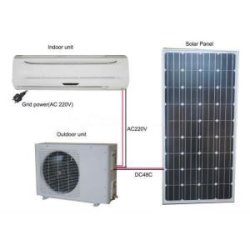 Climatiseur solaire à énergie murale intégrée - Jiaxing New Light Solar Power Technology - modèle NL(R)-26GW/NH