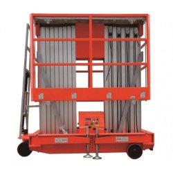 Nacelle/Plateforme élévatrice télescopique à 2 mâts TOR GTWY14-200S - 200KG/14M - Autonome sur batterie