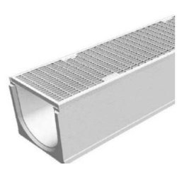 Caniveau Top 150 C250 - béton fibré C35/45 - grille caillebotis acier galvanisé