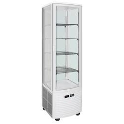 Armoire vitrine réfrigérée avec pieds - 515x485x1900 mm - 260 W 230/1V - 14069270 Eurast - blanc multi-matériau 14069270