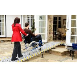 Rampe d'accès enroulable ROLL a RAMP - 214x76 cm - Charge jusqu'à 450 kg - Pente max 20%