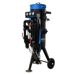 Aérogommeuse Décap 100 - Matériel d'aérogommage pour toutes surfaces - Réservoir 70L - Pression 1 à 8 bars