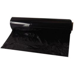 Carton de 6 rouleaux de film étirable - 0,45x300 m - couleur noir - pour filmage manuel