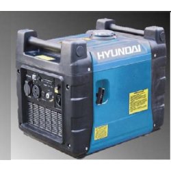 Groupe électrogène portable - gamme inverter HY3600 - insonorisé - moteur essence Hyundai OHV avec démarrage électrique et manuel