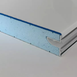 Panneau sandwich acoustique et autoportant très léger, pour les toits de vérandas - ISOTOIT AST Brillant 65mm