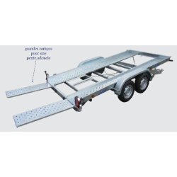 Porte voiture 2500kg avec treuil