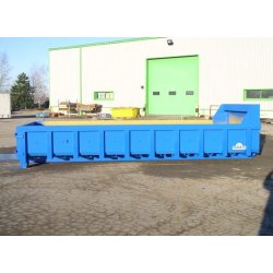 Benne pour travaux publics - Matex - Écartement 1060 mm, IPN 180, porte arrière deux vantaux
