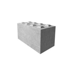 Bloc béton empilable - Lego 160.80.80 - 2,4 tonnes