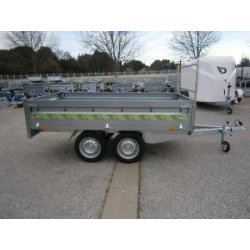 Remorque utilitaire Nordika 262 - 263x145x40 cm - 2 essieux - 500 kg PTC (stock uniquement)
