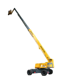 Nacelle Articulée HT43 RTJ PRO  idéale pour vos travaux en hauteur tout terrain en Alpes  -  disponible en achat neuf et en location de courte à longue durée