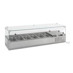 Saladette réfrigérée 1/3 GN x 4 - 7450.0015 Combisteel - inox 7450.0015
