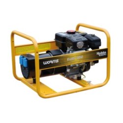 Groupe monophasé portable 3 KVA essence à louer - idéal pour l'alimentation d'outillage et l'éclairage de chantiers