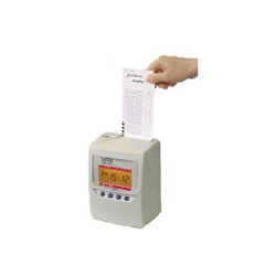 Pointeuse à totalisation mensuelle, hebdomadaire ou quatorzaine - QR 375