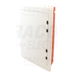 Tableau de distribution encastré - porte plane blanche 3x18 (54 modules) - IP40 - Dimensions 655x440x90 mm