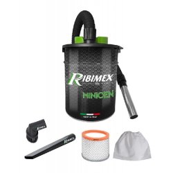 Aspirateur électrique MINICEN spécial pellet - 800W, filtre HEPA et bidon 10L - RIBIMEX