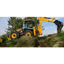 JCB 4CX Eco tractopelles à 4 roues directrices - moteur EcoMAX conforme normes Tier 4i