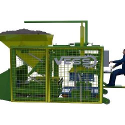 Machine à brique et parpaing mobile - Centrale à Béton - Compact Diamond 8.1 - Eco 5.1
