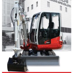 Mini-pelle avec moteur économique et silencieux et Cabine luxe - Takeuchi TB235-2